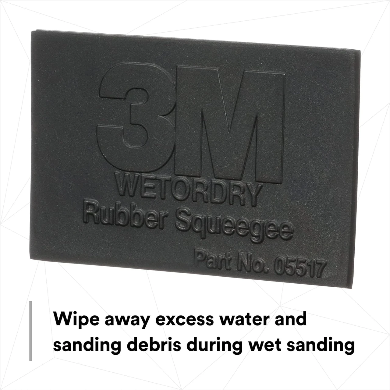 3M 2-3/4" X 4-1/4" Wetordry Rubber Squeegee (5517) — product image 4