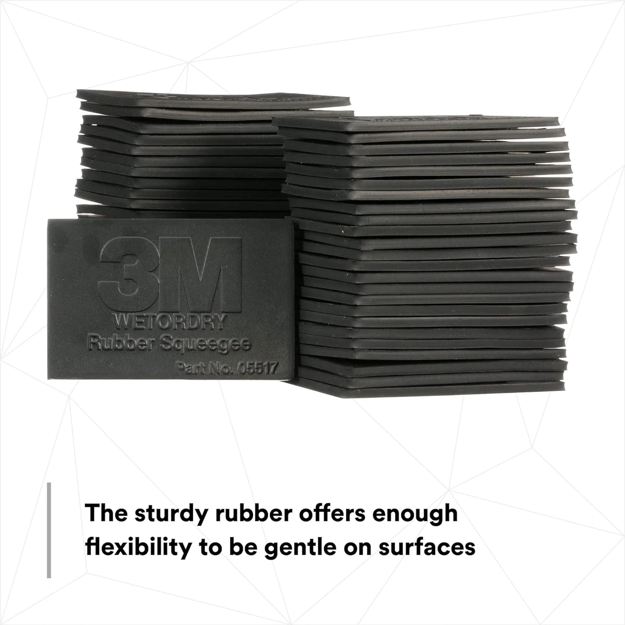 3M 2-3/4" X 4-1/4" Wetordry Rubber Squeegee (5517) — product image 5