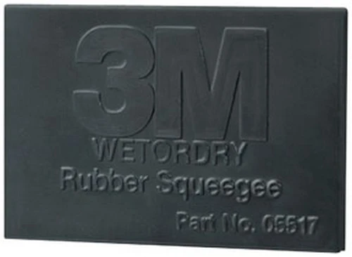 3M 2" x 3" Wetordry Rubber Squeegee (5518)