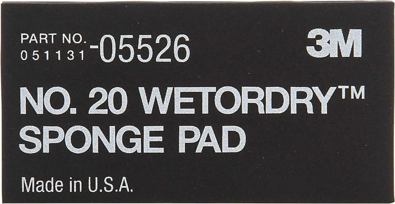 3M 5-1/2" X 2 3/4" x 3/8" Wetordry Sponge Pad (5526) — product image 4