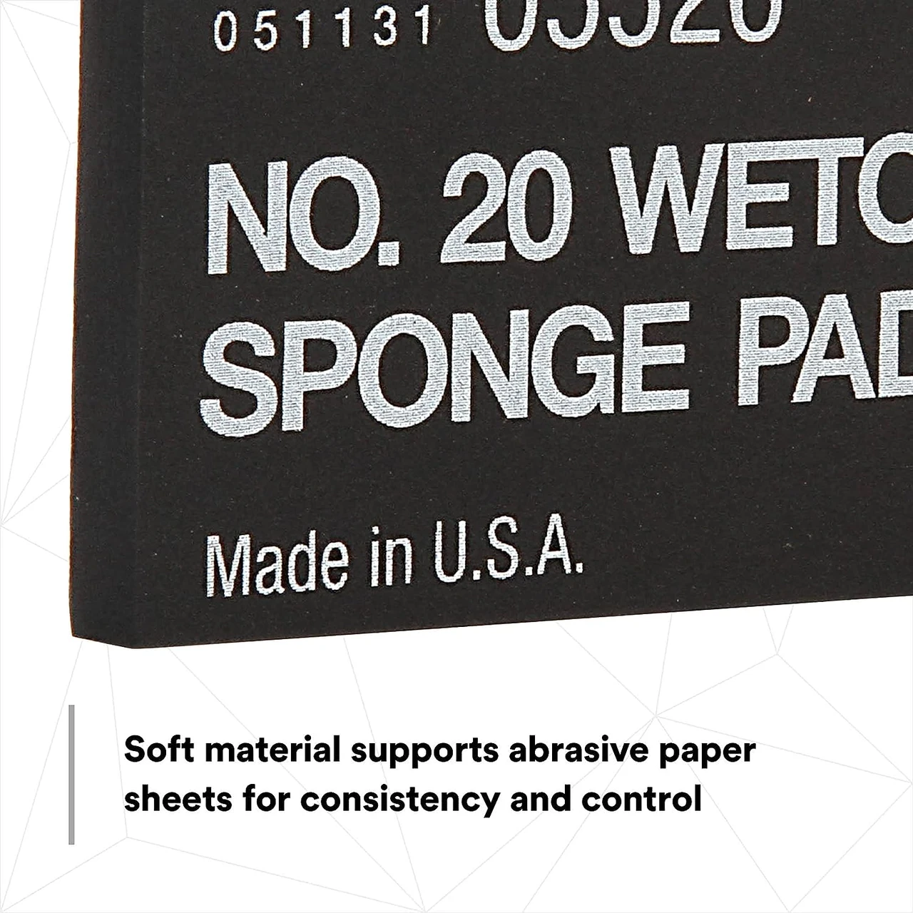 3M 5-1/2" X 2 3/4" x 3/8" Wetordry Sponge Pad (5526) — product image 7