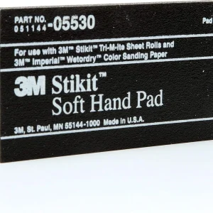 3M 2-3/4" X 5-1/2" X 3/8" Stikit Soft Hand Pad (5530)