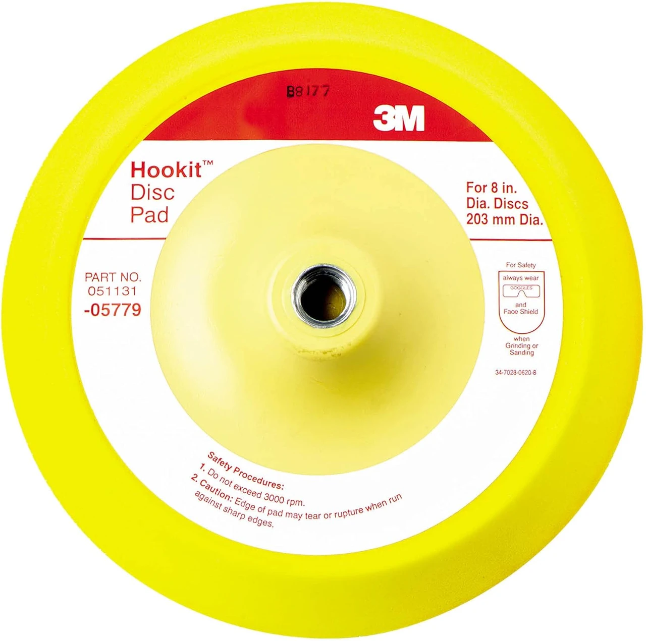 3M 8" Hookit Abrasive Disc Pad (5779) — product image 2