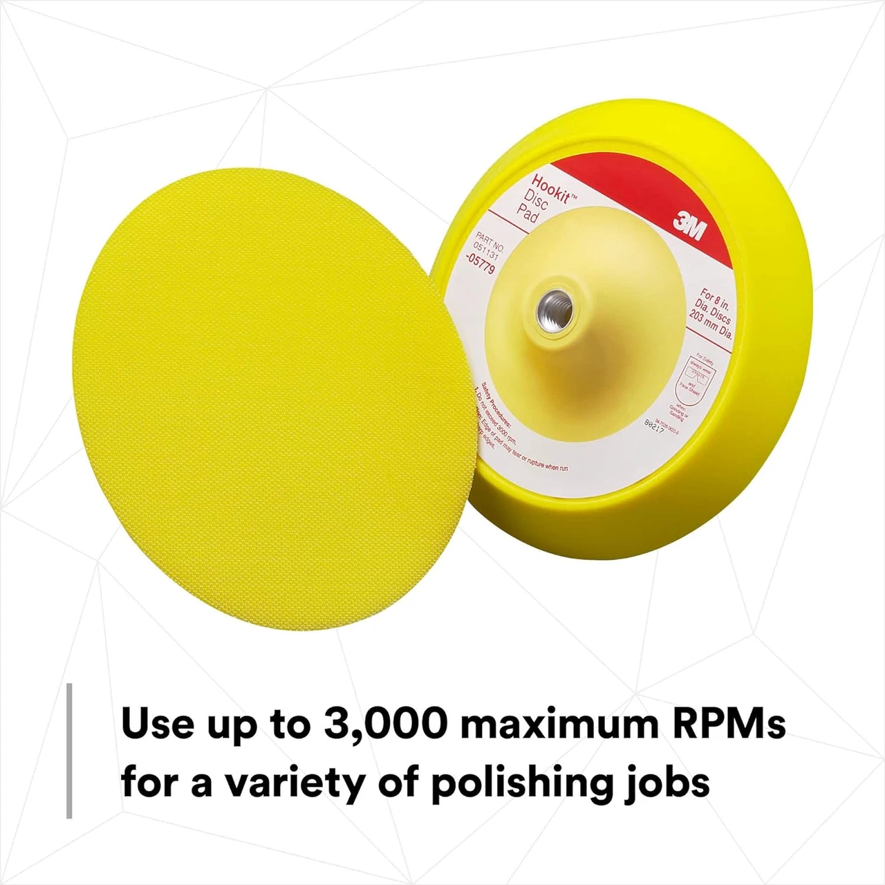 3M 8" Hookit Abrasive Disc Pad (5779) — product image 5