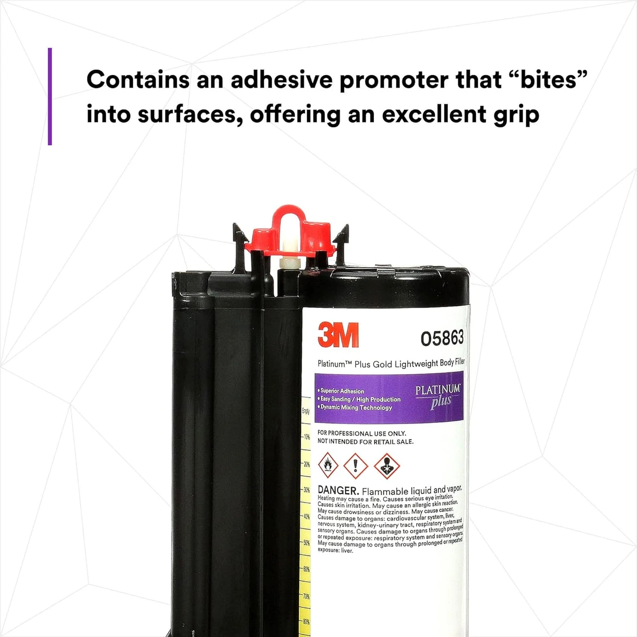 3M 9.3 fl. oz. Platinum Plus Filler for DMS (5863) — product image 3