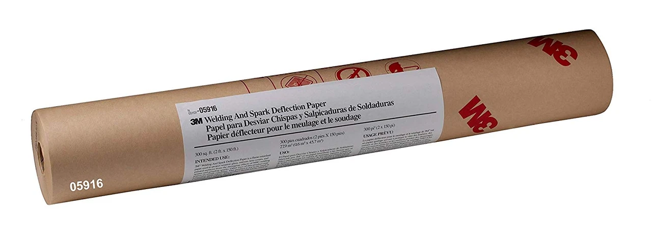 3M 24" X 150' Welding and Spark Deflection Paper (5916)