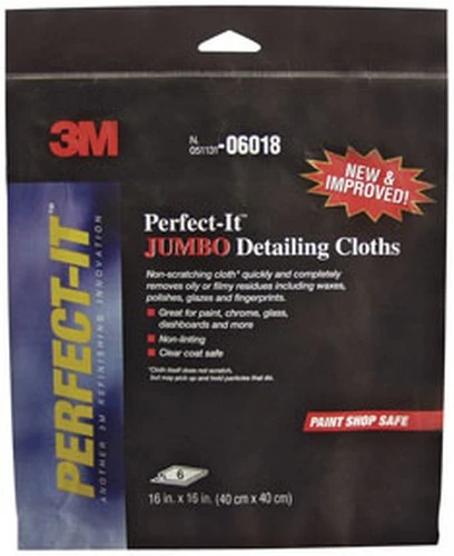 3M 16" X 16" Perfect-It Jumbo Detailing Cloth (6018)