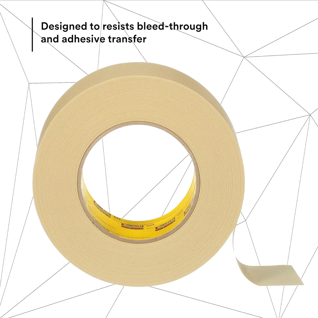 3M 2" Scotch Classic Automotive Refinish Masking Tape 233 (6340CS) — product image 5