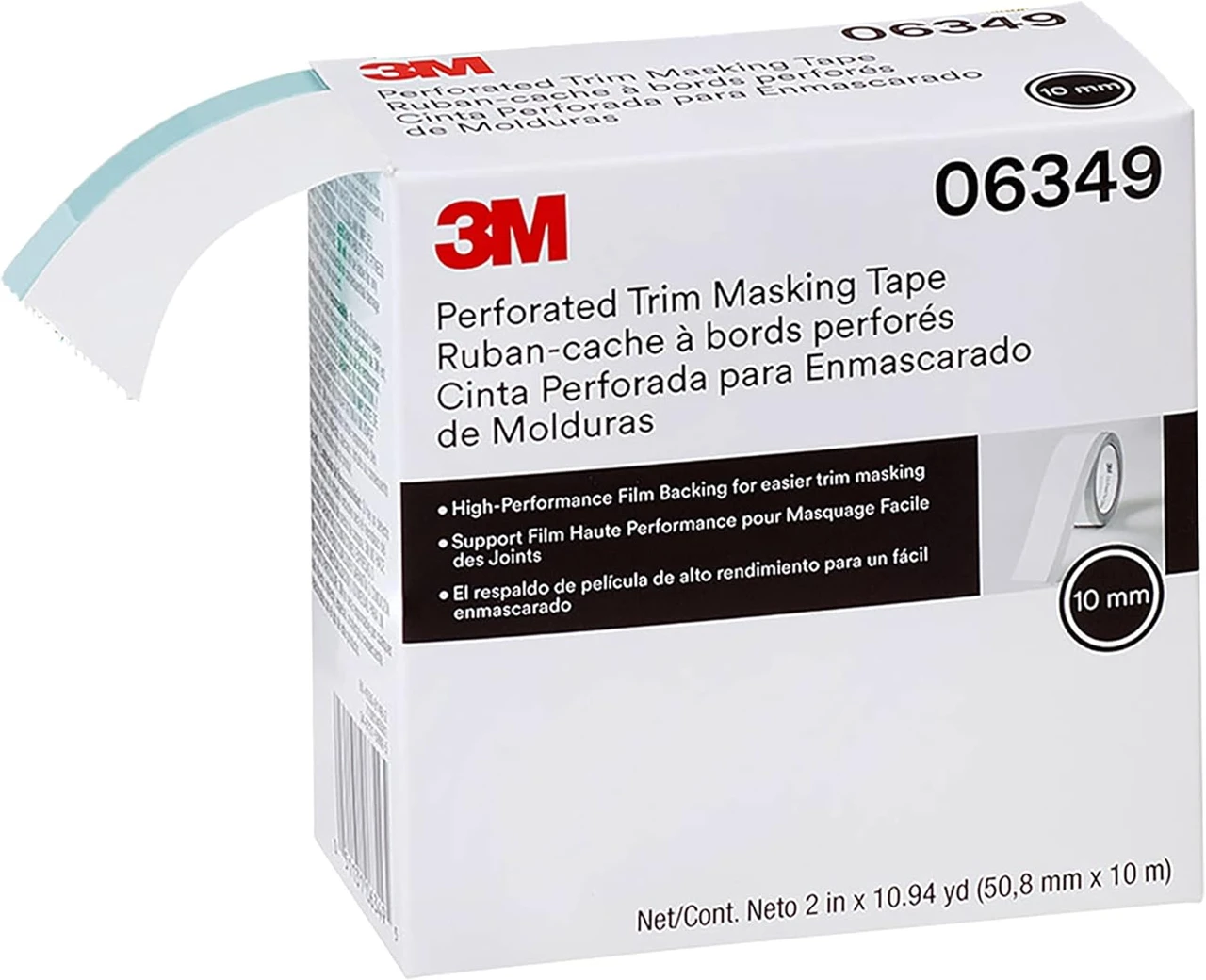3M 50.8mm X 10m Perforated Trim Masking Tape (6349)