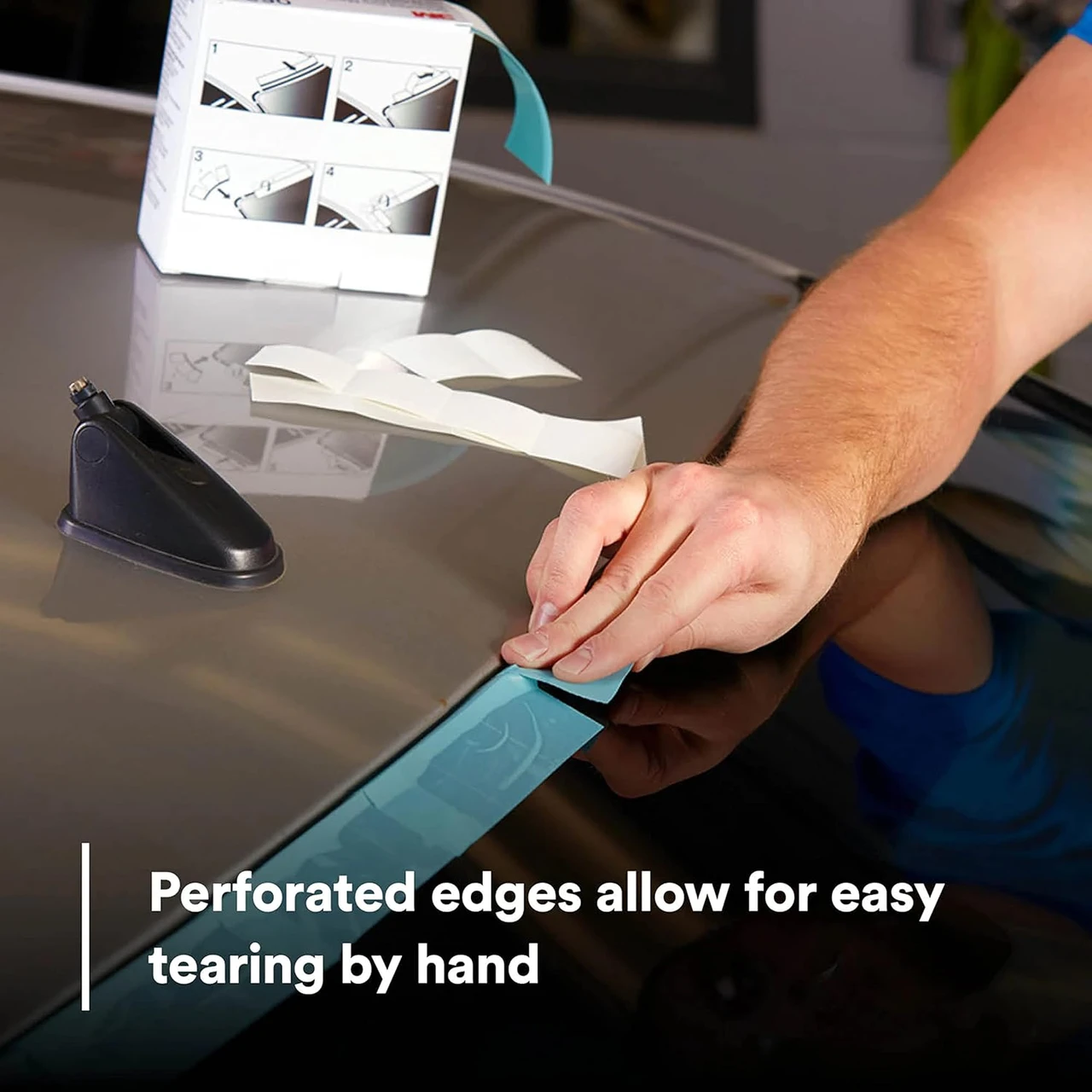 3M 50.8mm X 10m Perforated Trim Masking Tape (6349) — product image 9
