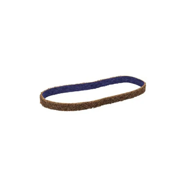 3M 1/2" X 18" Coarse ScotchBrite Durable Flex Low Stretch Belt (64475)