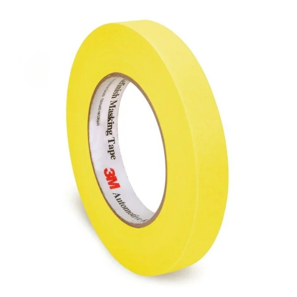 3M 24mm X 55m Yellow Automotive Refinish Masking Tape (6653)