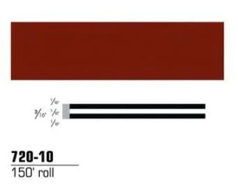3M 3/16" x 150' Burgundy Scotchcal Striping Tape (72010)