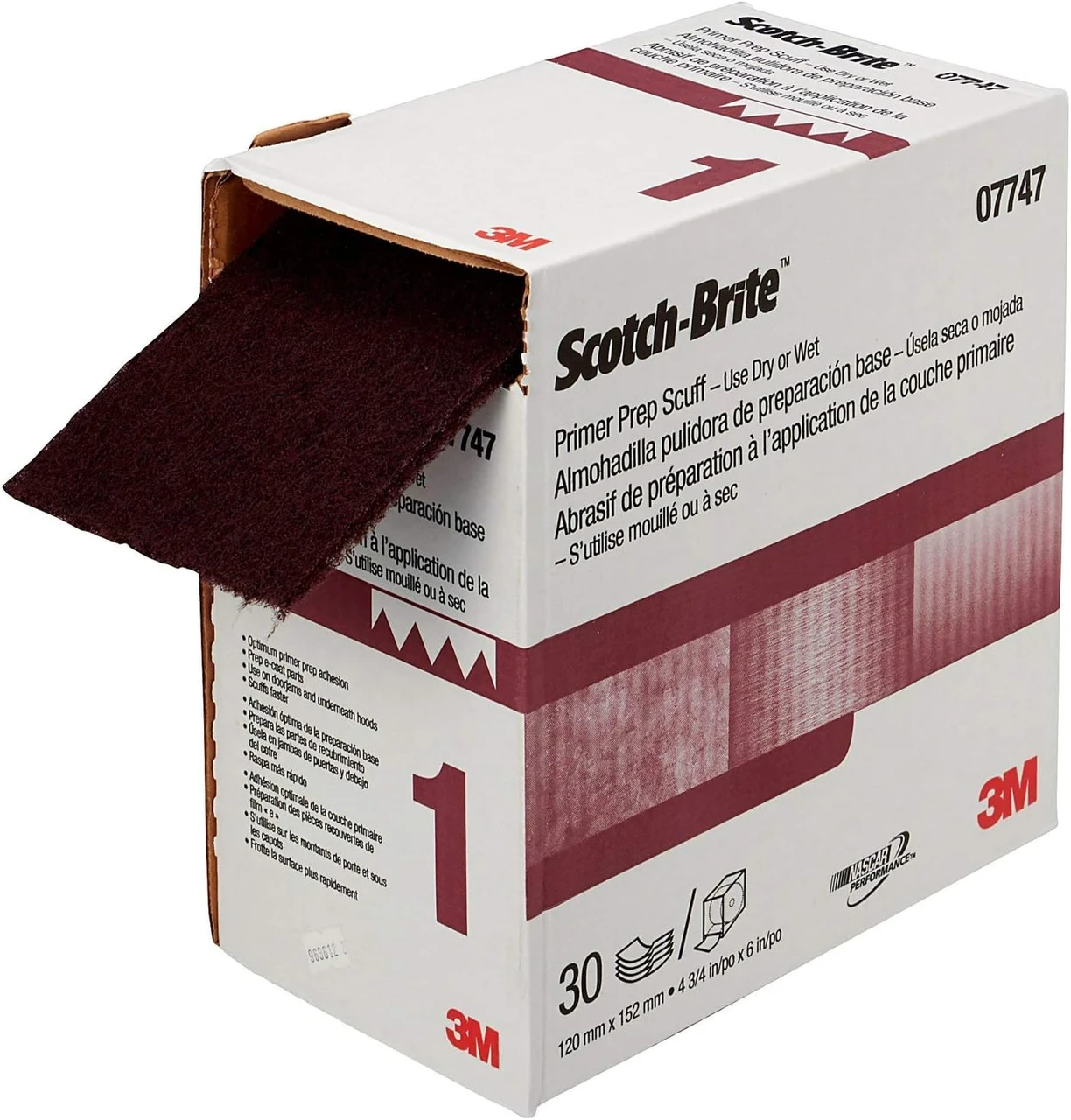 3M 4-3/4" X 15' Scotch-Brite Primer Prep Scuff (7747)