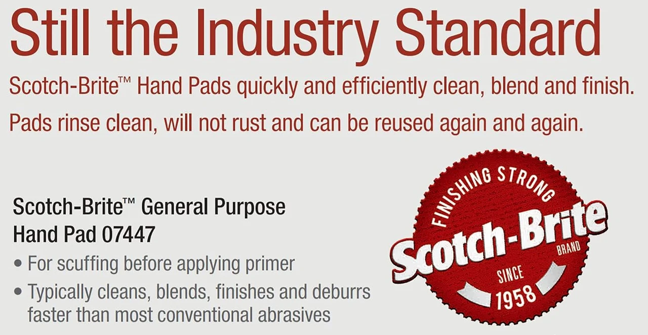 3M 4-3/4" X 15' Scotch-Brite Primer Prep Scuff (7747) — product image 3