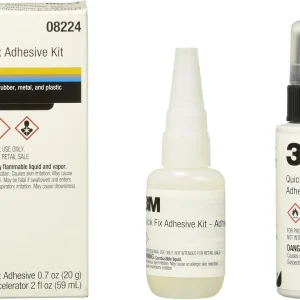 3M 0.7 oz. Adhesive/2.0 oz. Accelerator Quick Fix Adhesive Kit (8224)