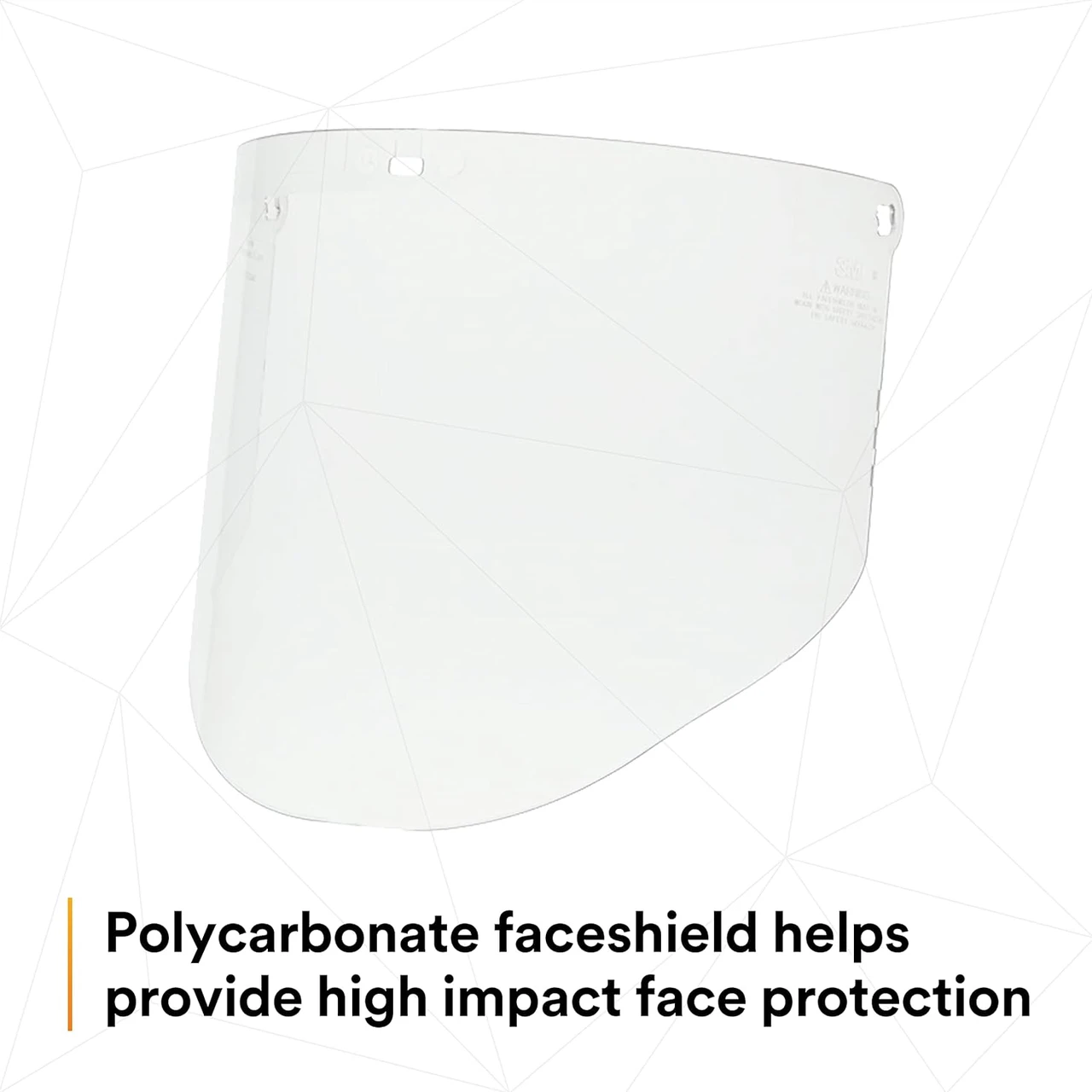 3M WP96 Clear Polycarbonate Replacement Faceshield (82701) — product image 3