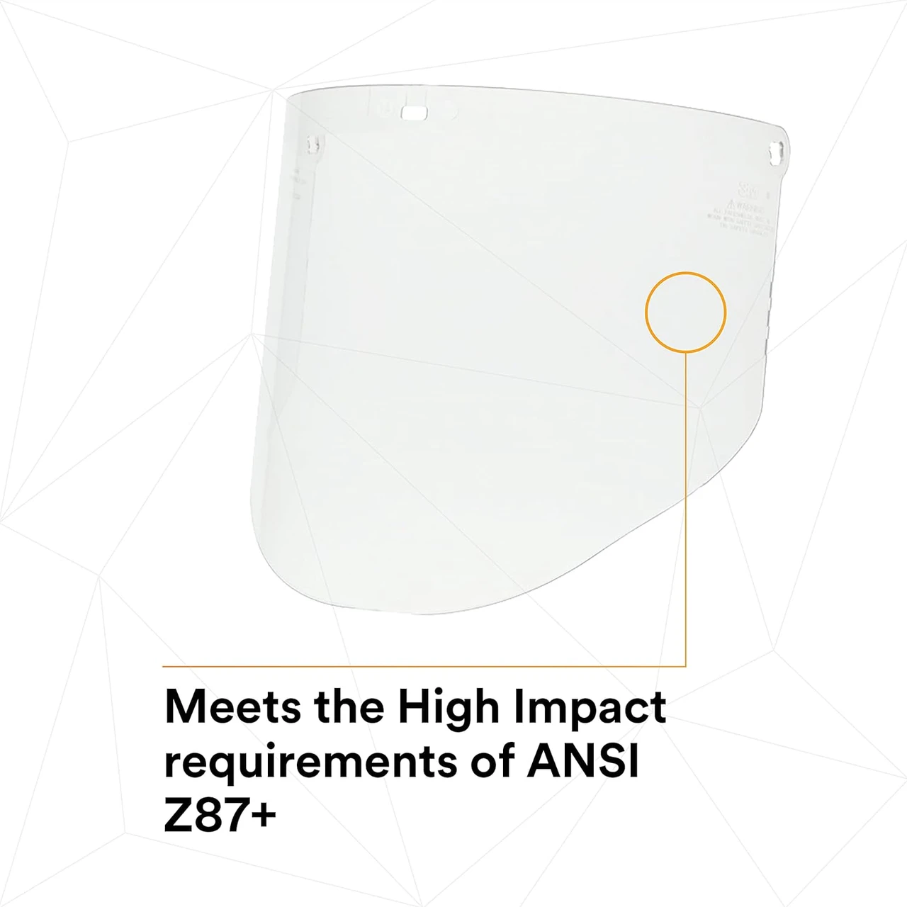 3M WP96 Clear Polycarbonate Replacement Faceshield (82701) — product image 6
