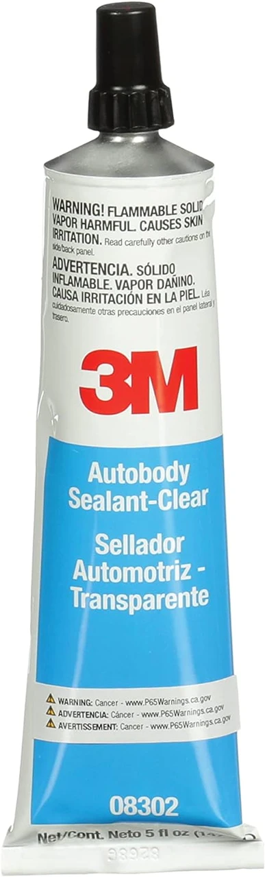 3M 5 oz Tube Clear Ultrapro Autobody Sealant (8302)