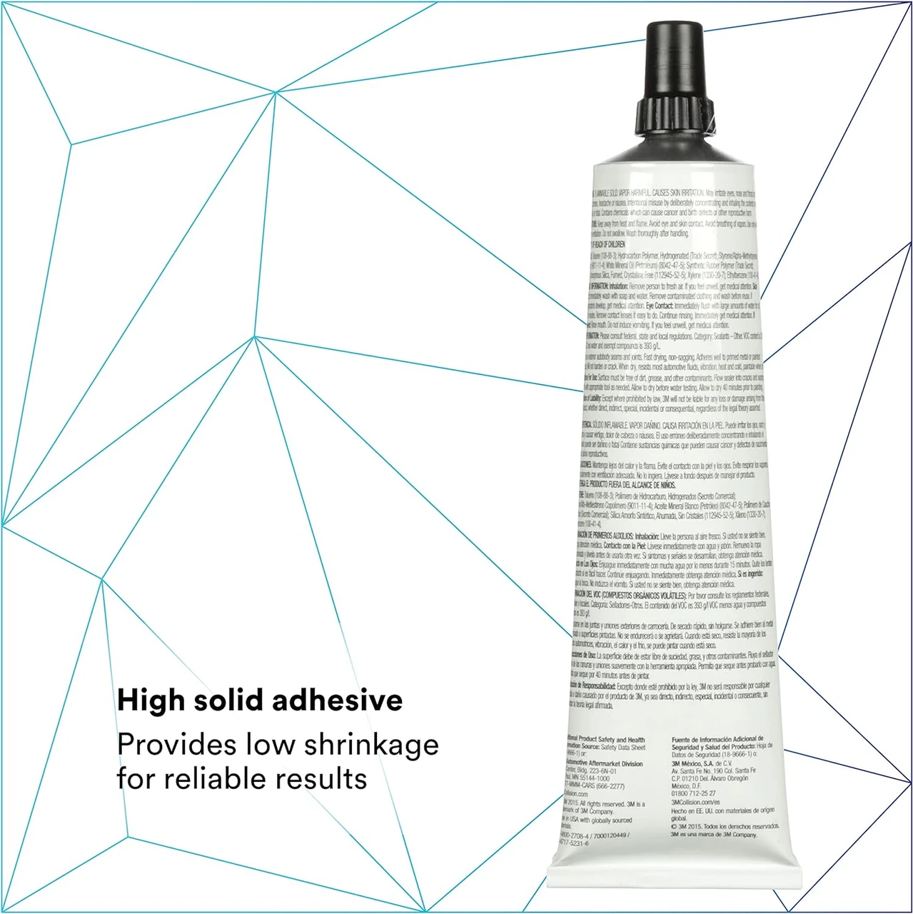 3M 5 oz Tube Clear Ultrapro Autobody Sealant (8302) — product image 4