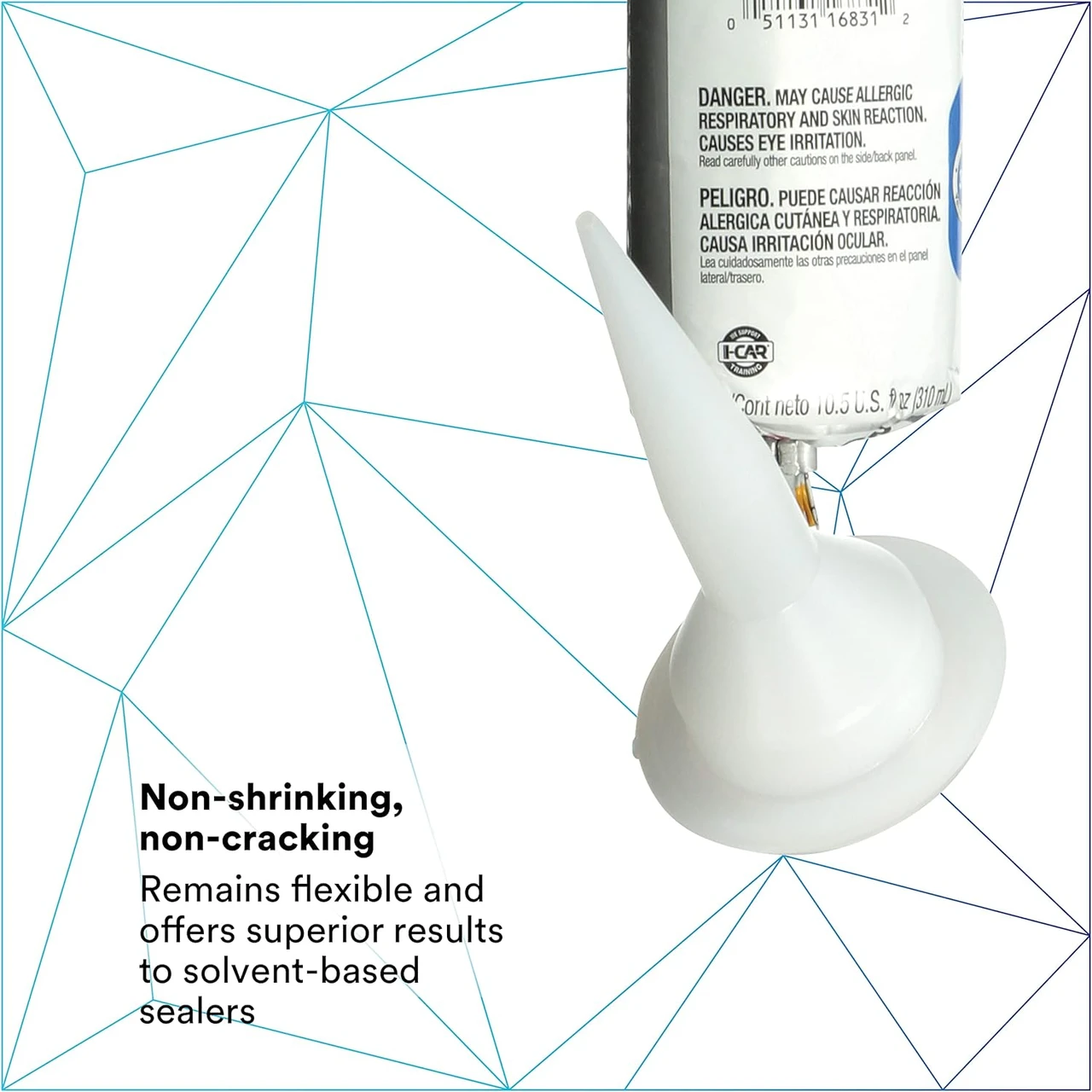 3M 310 mL Foil Pack Gray Urethane Seam Sealer (8361) — product image 4