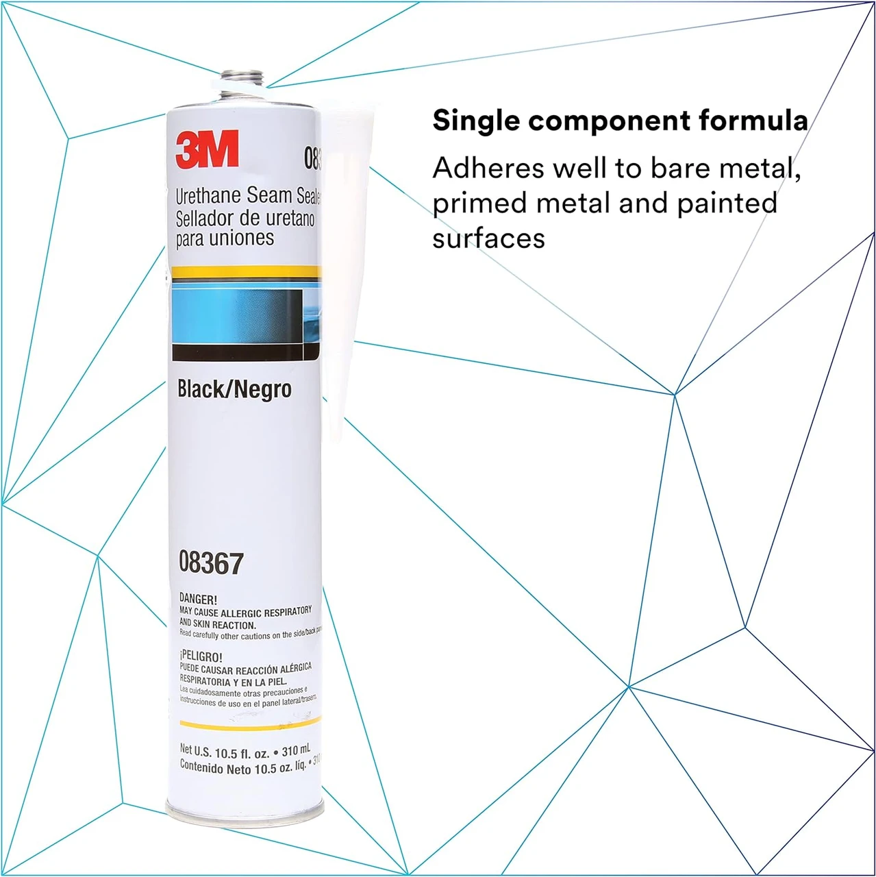 3M 310 mL Black Urethane Seam Sealer (8367) — product image 2