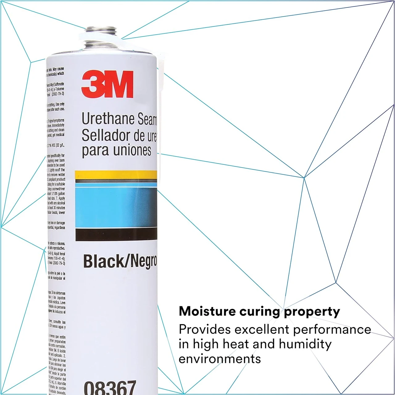 3M 310 mL Black Urethane Seam Sealer (8367) — product image 3