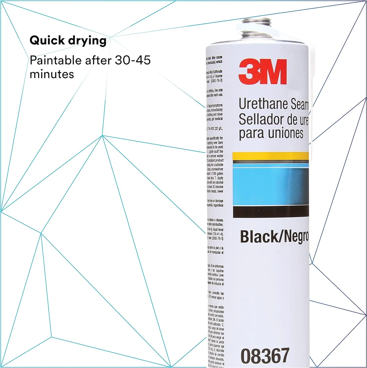 3M 310 mL Black Urethane Seam Sealer (8367) — product image 5