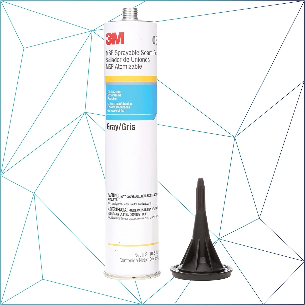 3M 10.5 fl oz Gray MSP Sprayable Seam Sealer (8374) — product image 5