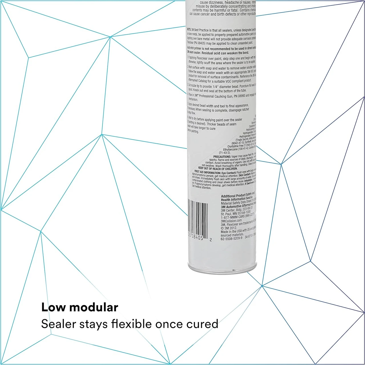 3M 1/10 Gal Flexiclear Body Seam Sealer (8405) — product image 3