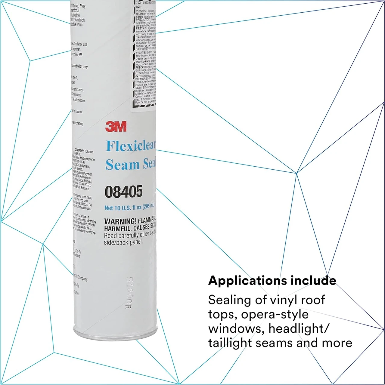 3M 1/10 Gal Flexiclear Body Seam Sealer (8405) — product image 4