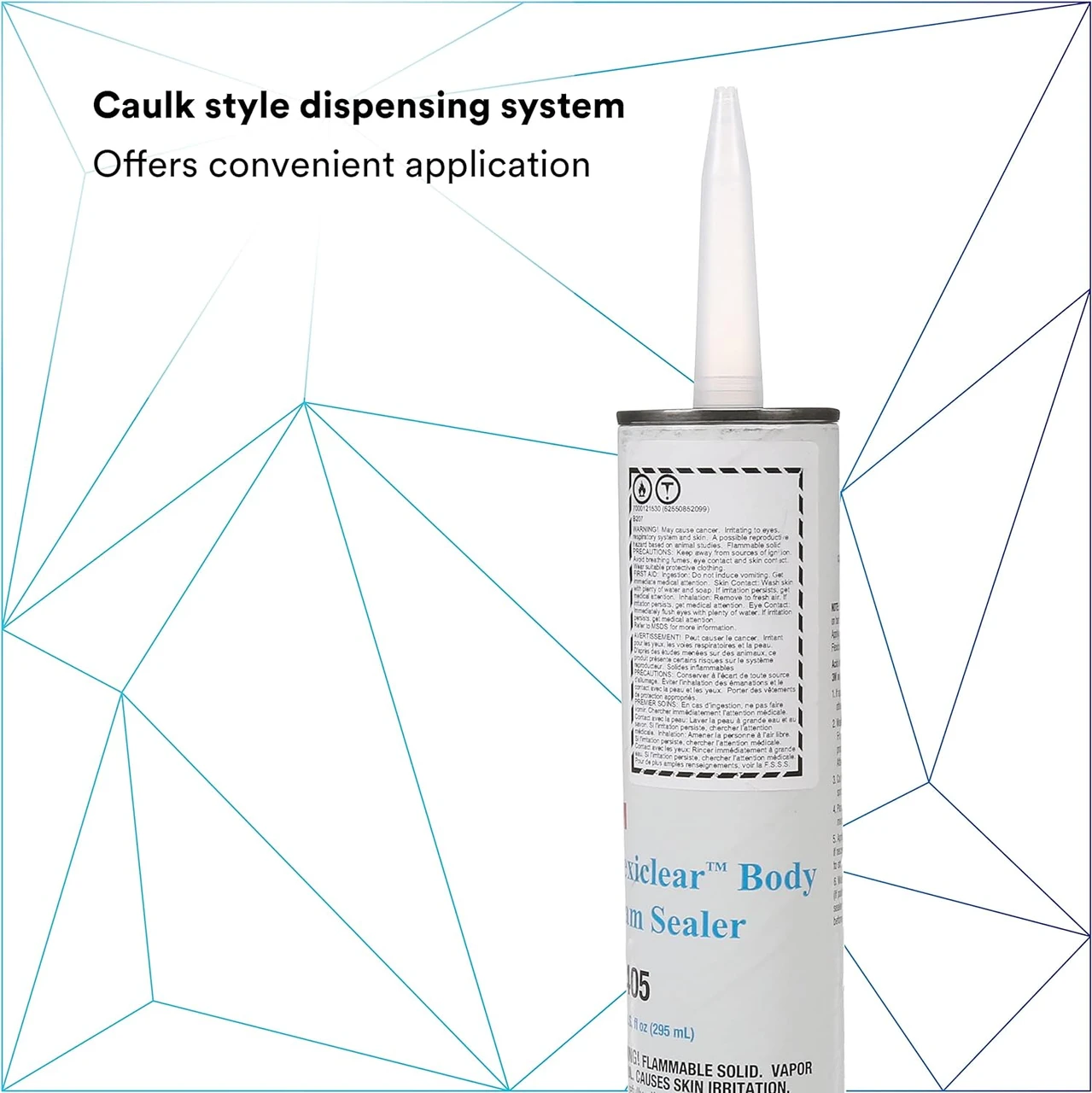 3M 1/10 Gal Flexiclear Body Seam Sealer (8405) — product image 5