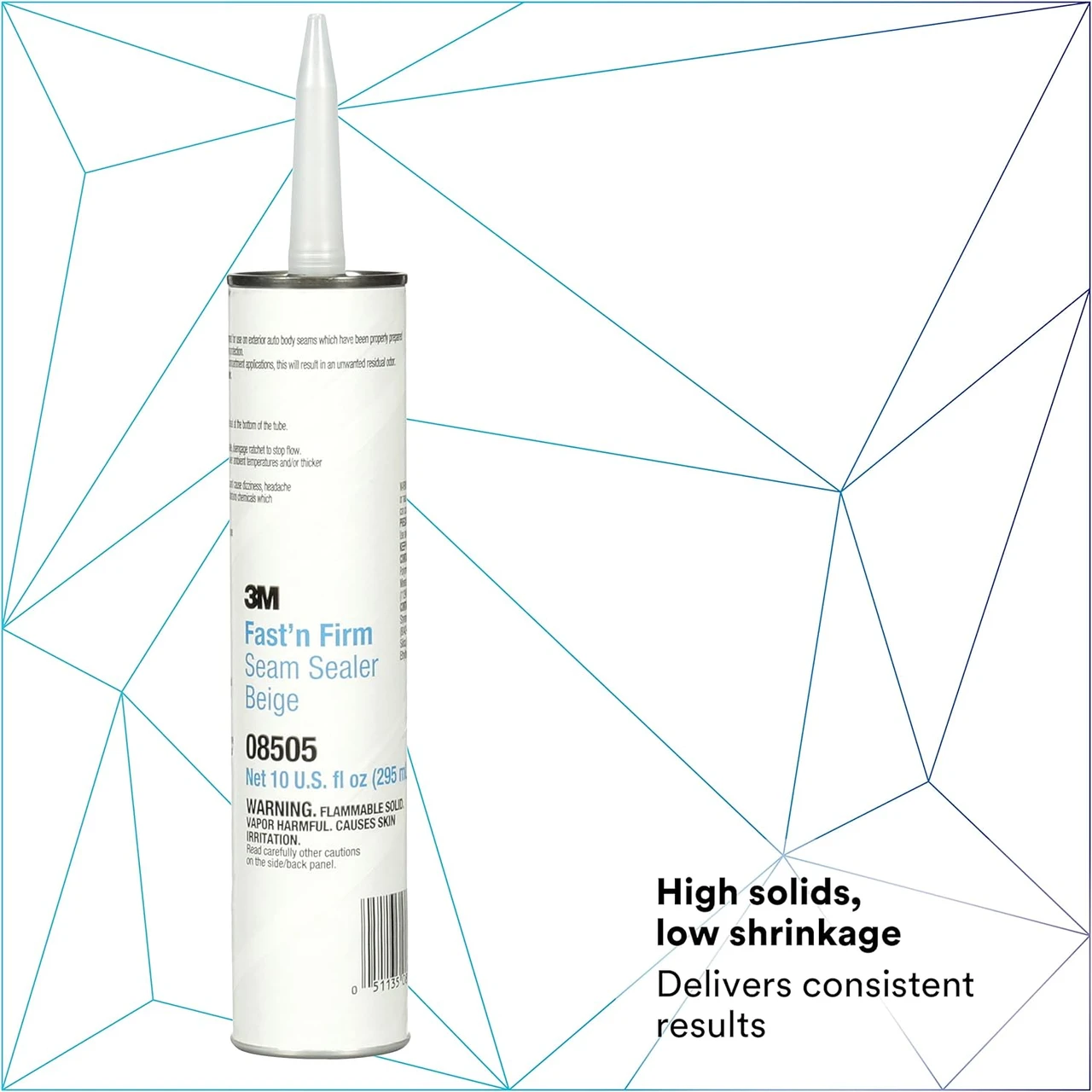 3M 1/10 Gal Cartridge Fast 'N Firm Seam Sealer (8505) — product image 4