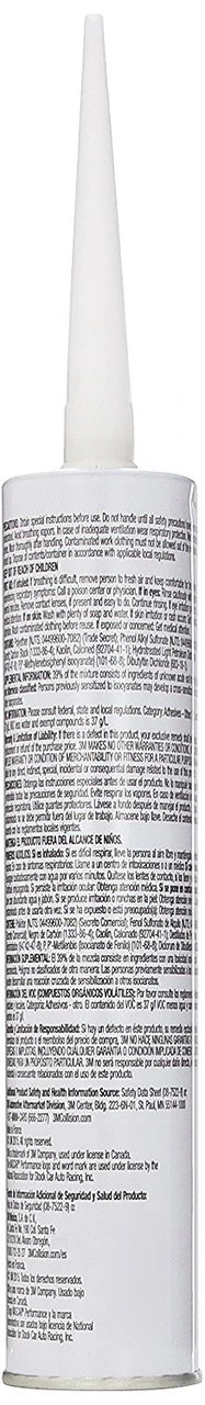 3M 10.5 fl oz Fast Cure Auto Glass Urethane (08690) — product image 3