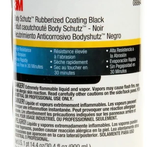 3M 1 Quart Black Body Schutz Rubberized Coating (8864)
