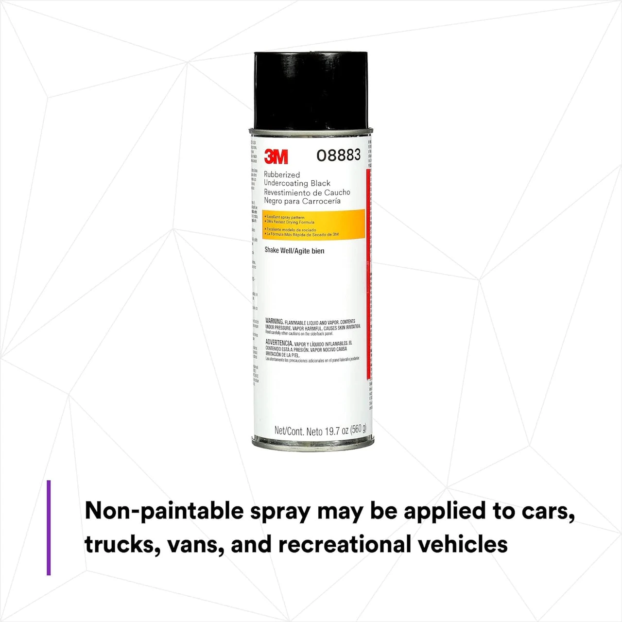 3M 19.7oz Rubberized Undercoating Black (8883) — product image 3