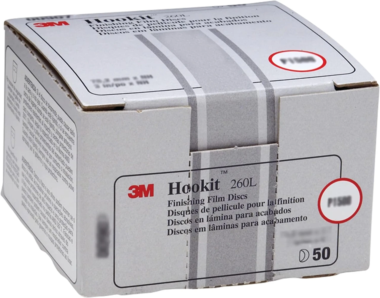 3M 3" P800 Hookit Finishing Film Abrasive Disc 260L (910)