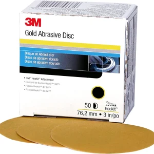 3M 3" P320A Hookit Gold Abrasive Disc 216U (914)