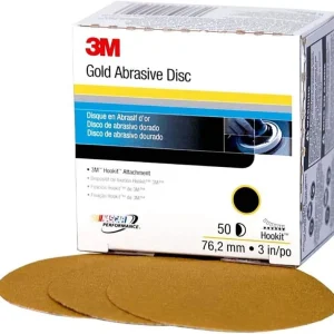 3M 3" P120C Hookit Gold Abrasive Disc 236U (919)