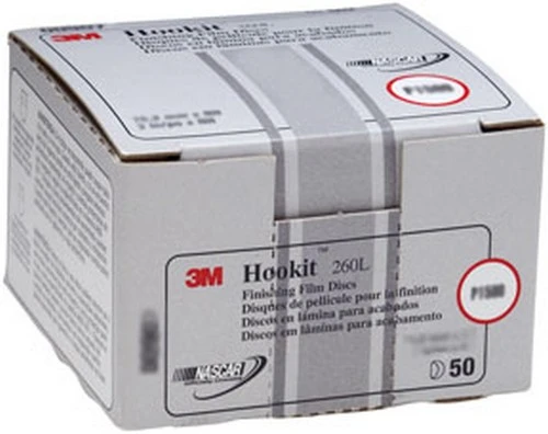 3M 6" P600 Hookit Finishing Film Abrasive Disc 260L (971)