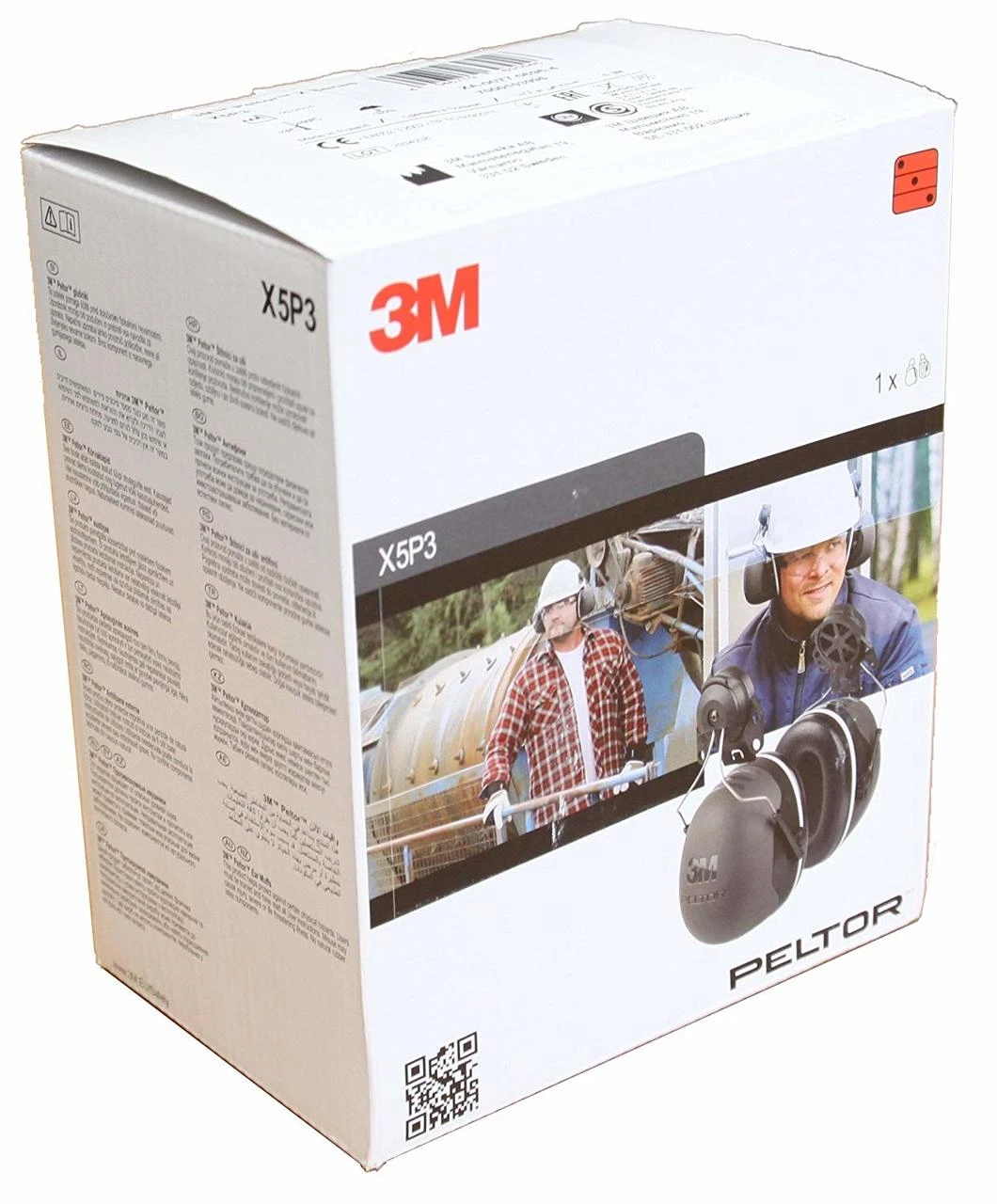 3M PELTOR X5 Hard Hat Attached Earmuffs (X5P3E) — product image 4
