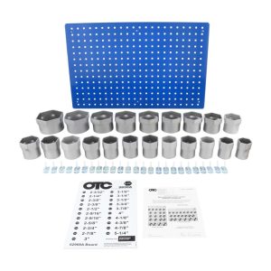 6-pt Wheel Bearing Locknut Sockets with Tool Board