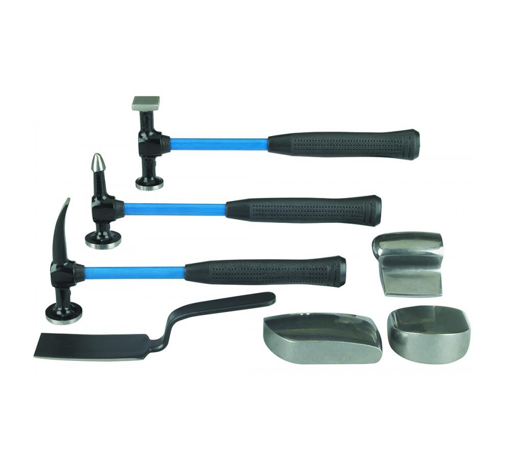 7-Piece Hammer and Dolly Set 7