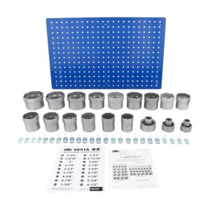 8-pt Wheel Bearing Locknut Sockets with Tool Board