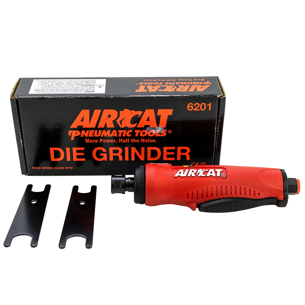 AirCat Straight Die Grinder with Ergonomic Design (6201) — product image 3