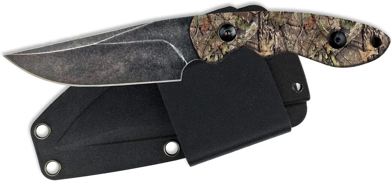 ABKT Mossy Oak Break-Up Predator Fixed Blade Knife Carbon Steel D2 (AB0004M) — product image 2