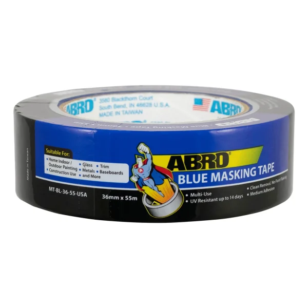 ABRO Masking Tape Blue 36mm x 55M (MT-BL-36-55-USA)