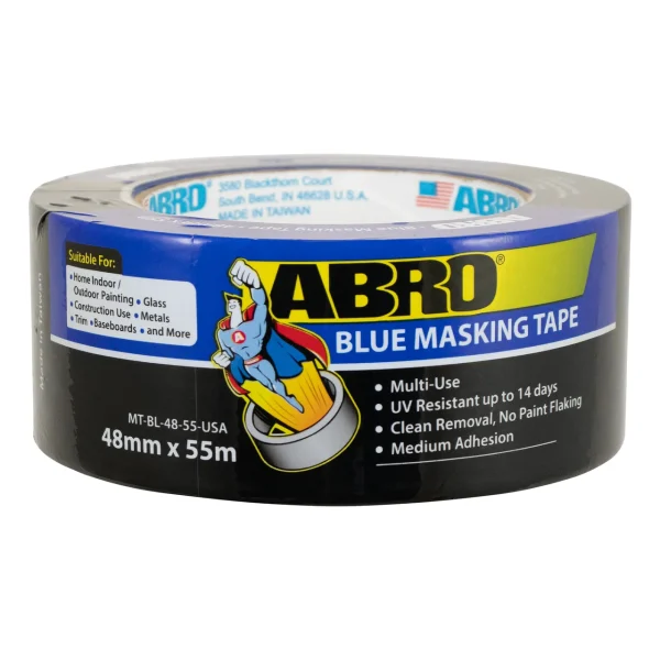 ABRO Masking Tape Blue 48mm x 55M (MT-BL-48-55-USA)