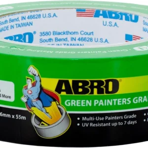 ABRO Masking Tape Green 36mm x 55M (MT-GN-36-55-USA)