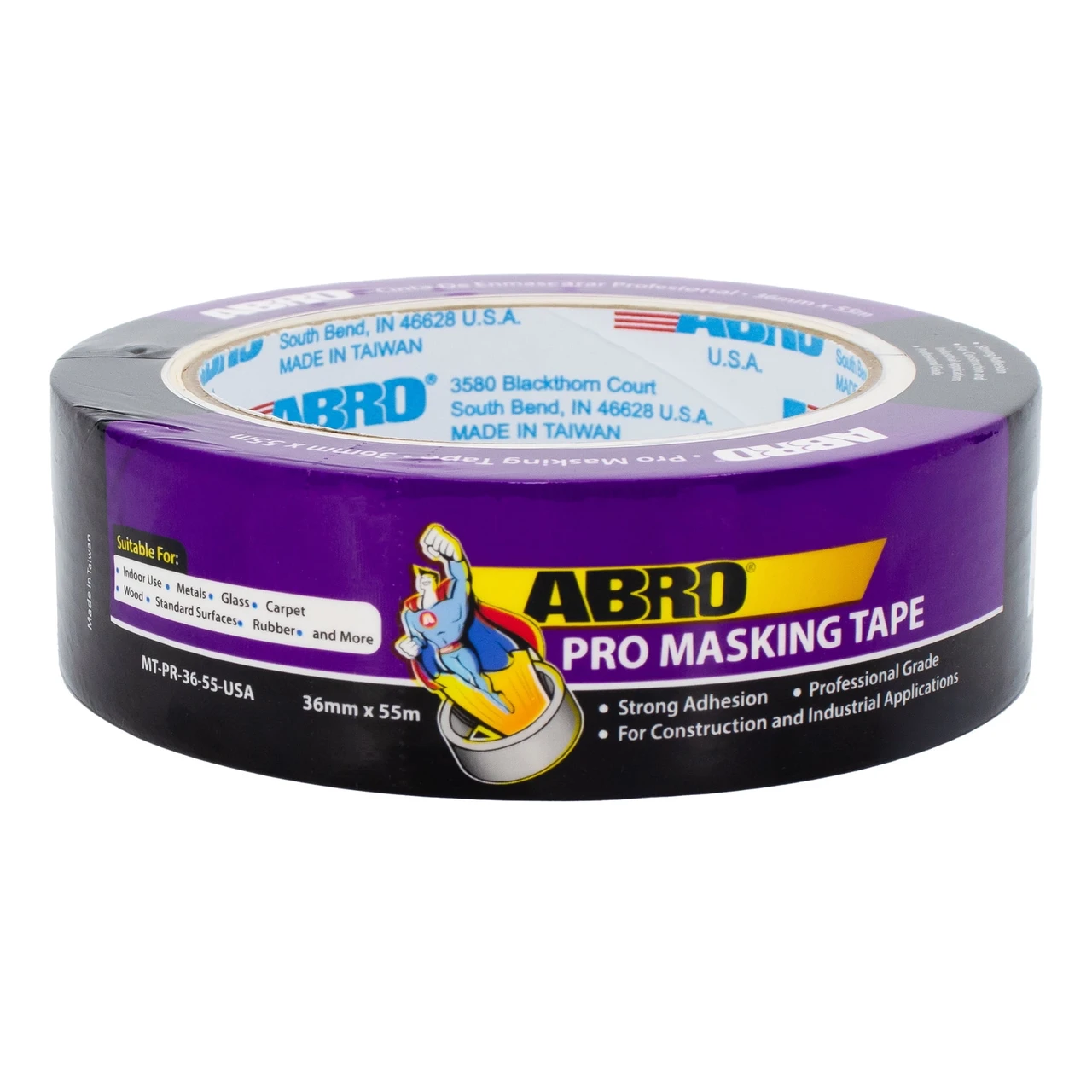 ABRO Masking Tape PRO 36mm x 55M Natural (MT-PR-36-55-USA)